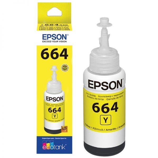 TINTA PRIMIUMJET EPSON 664 YELLOW 70ML