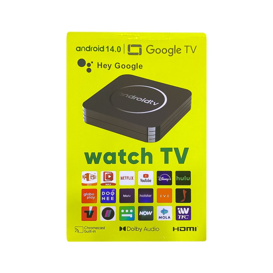 TV BOX WATCH TV ANDROID 14.0 - DISPOSITIVO DE STREAMING