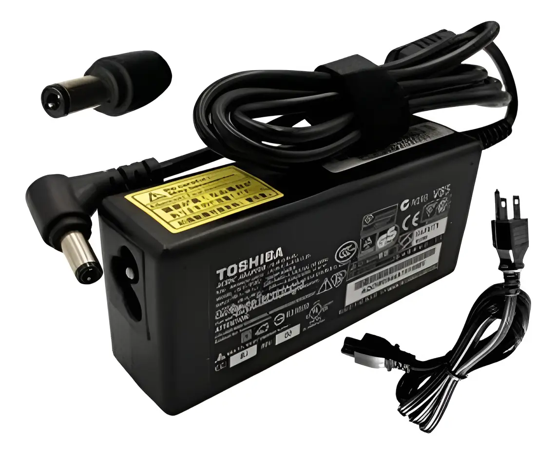 CARGADOR LAPTOP TOSHIBA 19.5V-3.42A PUNTA NEGRA