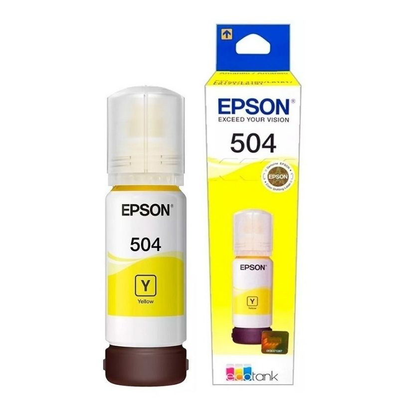 	TINTA PRIMIUMJET EPSON 504 YELLOW 70ML